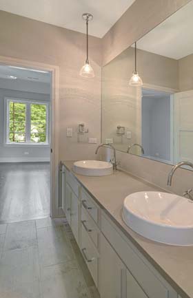 Baths from Courtyard Custom Homes